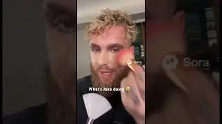 Jake Paul is now making makeup tutorials! #jakepaul #funny #tutorial