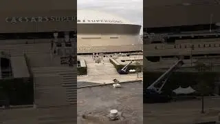 My First Time New Orleans Smoothie King Center and Caesars Superdome! Nice View!! #Shorts #Viral