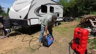 Quiet & Portable Power: POXURIO Inverter Generator for RV & Home