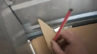Tinny floor build, easy way to make a template for curves