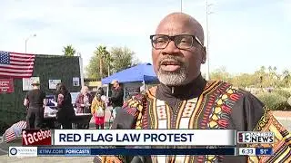 Red flag law protest in Las Vegas