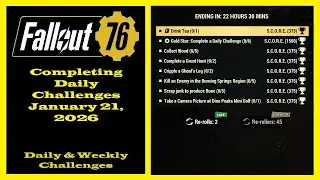 Completing Daily Challenges For January 21, 2026 - Fallout 76 Daily Challenges Guide