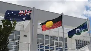 Indigenous flags raised at Motorsport Australia House