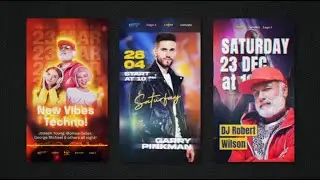Instagram Reels Event Party Flyers .Part 3 - After Effects Template