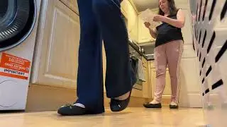 Whispers of the flats  Hardwood floor ASMR with my soft soles