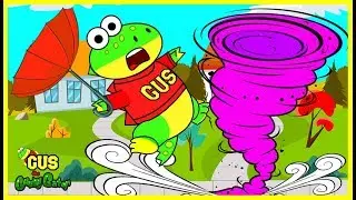 Gus the Gummy Gator Learns about the Weather! Educational Videos for Kids!