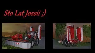 Życzenia urodzinowe dla Jossiego i ciąg dalszy z koszenia trawy (Ls 2015)