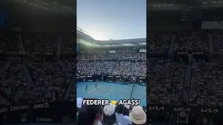 Federer & Agassi Doubles Match Austalian Open 2026 #Federer #Agassi #AustralianOpen #TennisLegends