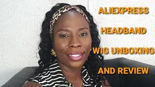 ALIEXPRESS HEADBAND WIG UNBOXING AND REVIEW | Glitterspolish Nails