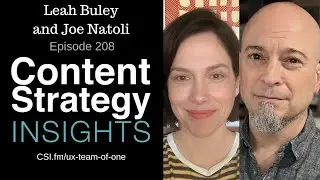 Leah Buley and Joe Natoli: The UX Team of One | Episode 208