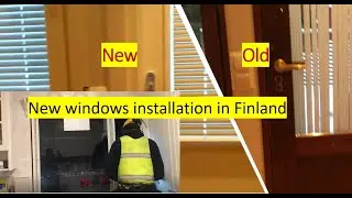 How to install window at house || New window installation in Finland || Pihla window installation
