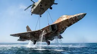 Recovering the Lost Legend: A Miraculous F-22 Ocean Salvage F-22 Raptor Ocean Salvage Edition