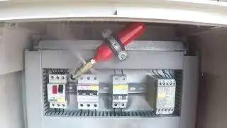 AMFE&trade; AUTOMATIC MINI FIRE EXTINGUISHER Installed in Electrical Cabinet