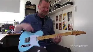 Vola Guitars: VASTI Sonic Blue - jam over backing track