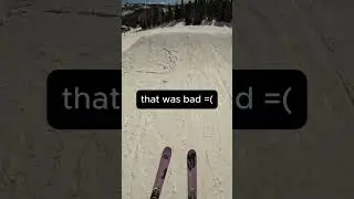 lil jumps in Brian head!!!! #skiing #shorts #gopro #jumps