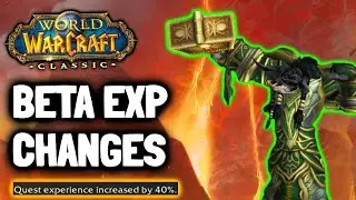 NEW Classic Beta EXP changes - Season of Mastery