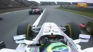 F.Massa race start crash 2 views F1 2014