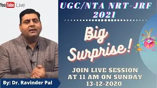 A Big Surprise for NET Aspirants !