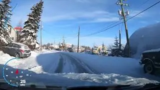 Driving around Yellowknife Old Town (Part 1)