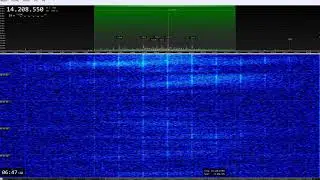2021 04 07 0647 UTC 14210 kHz CF SuperDARN