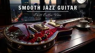 Smooth Jazz Guitar Music - Cool Cafe Vibes • Relaxing Guitar Music for Cafe, Study & Work