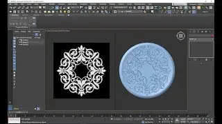 2d pattern to 3d model in 3ds max classic details