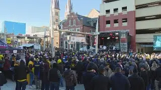 Big Ten celebrations begin in downtown Indianapolis for championship game between Michigan Wolverine