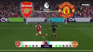 Arsenal vs Manchester United - Penalty Shootout / Premier League 2026 / PES 21 Gameplay