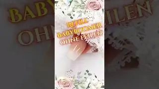 NEUE TECHNIK f&uuml;r BABYBOOMER GELN&Auml;GEL #nails #tutorial #nailart #natural #beauty #easy #nail #howto