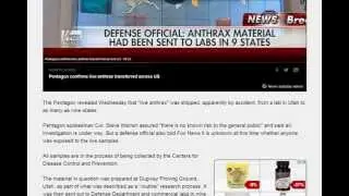 BREAKING NEWS: Live anthrax shipped to at least nine states