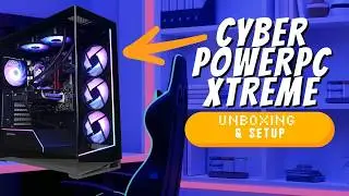 CyberPowerPC Gamer Xtreme VR Gaming PC: Unboxing, Setup & Power Up! 💥🎮
