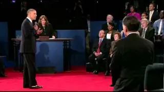 2012 town hall Presidential Debate in two minutes