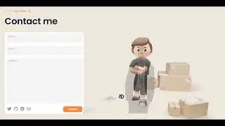 Best Personal Portfolio website using HTML, CSS and JavaScript (3d website) 🔥