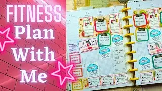 LET'S TRY AGAIN 😭✨ | FITNESS PLANNER PLAN WITH ME | HAPPY PLANNER 🌸