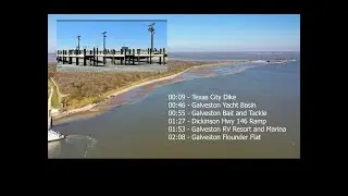 Galveston Bay Extreme Low Water Boat Ramp and Flounder Holes