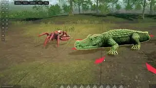 3D Animations module for FoundryVTT - Release v1.3.36 - for 3DCanvas VTT - Crab & Crocodile!