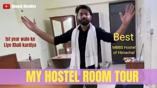 My Hostel Room Tour // First year MBBS // Slbs Medical College Mandi #hostel #hostellife #hostelroom