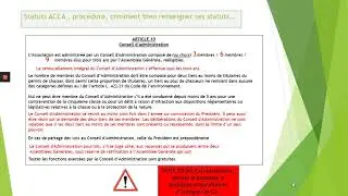 tuto statuts