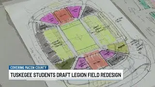 Tuskegee University students create stadium plans for NFL project