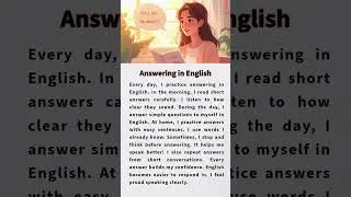 Answering in English | Daily Speaking Practice for Beginners | English Podcast