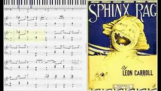 Sphinx Rag by Leon Carroll (1912, Ragtime piano)