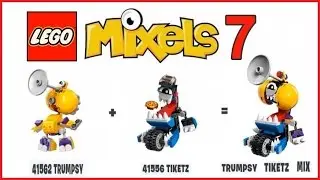 LEGO  MIXELS  2016  SERIES  7 TRUMPSY  TIKETZ  MIX -  Лего  Миксели  7 серия  МИКС  ТРАМПСИ + ТИКЕТЦ
