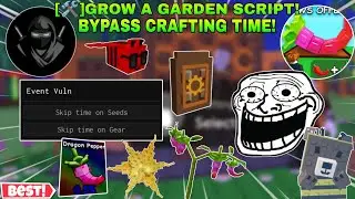 NEW [🛠️]Grow A Garden🍏 OP Lumin Script Feature🤩 Bypass Crafting  Time,Skip Time Seed,Gear😎 Super OP✨