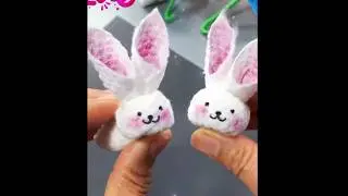 🐰 Beautiful 👍 Rabbit 🐰 With 🐰 Tissue 👍|| Tissue 🐰 craft 👍 #youtubeshorts #viral #lifehacks #craft