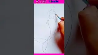 mermaid drawing#shorts