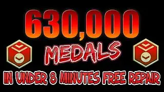 War Commander: 630,000 Medals In Under 8 Minutes Free Repair.