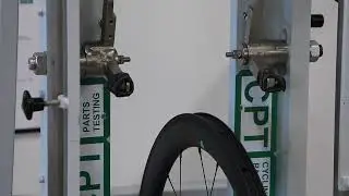 NR6-R50 Carbon Wheel and ceramic bearings being tested for UCI approval.