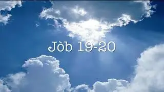 J&ograve;b 19-20   | Bib la an Krey&ograve;l Ayisyen   | The Holy Bible in Haitian Creole.
