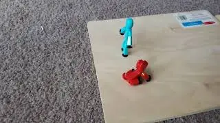 Stikbot demonstration featuring pac man