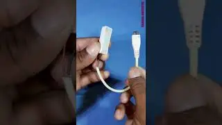 How to Make Micro Usb Light || #shorts #microusblight